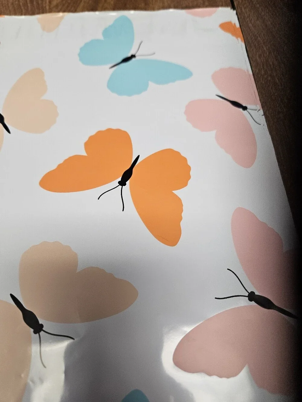 Pastel Butterfly Colorful Polymailer Packages